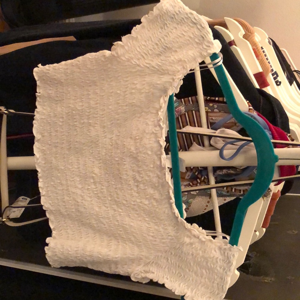 Over The Shoulder Crop Top